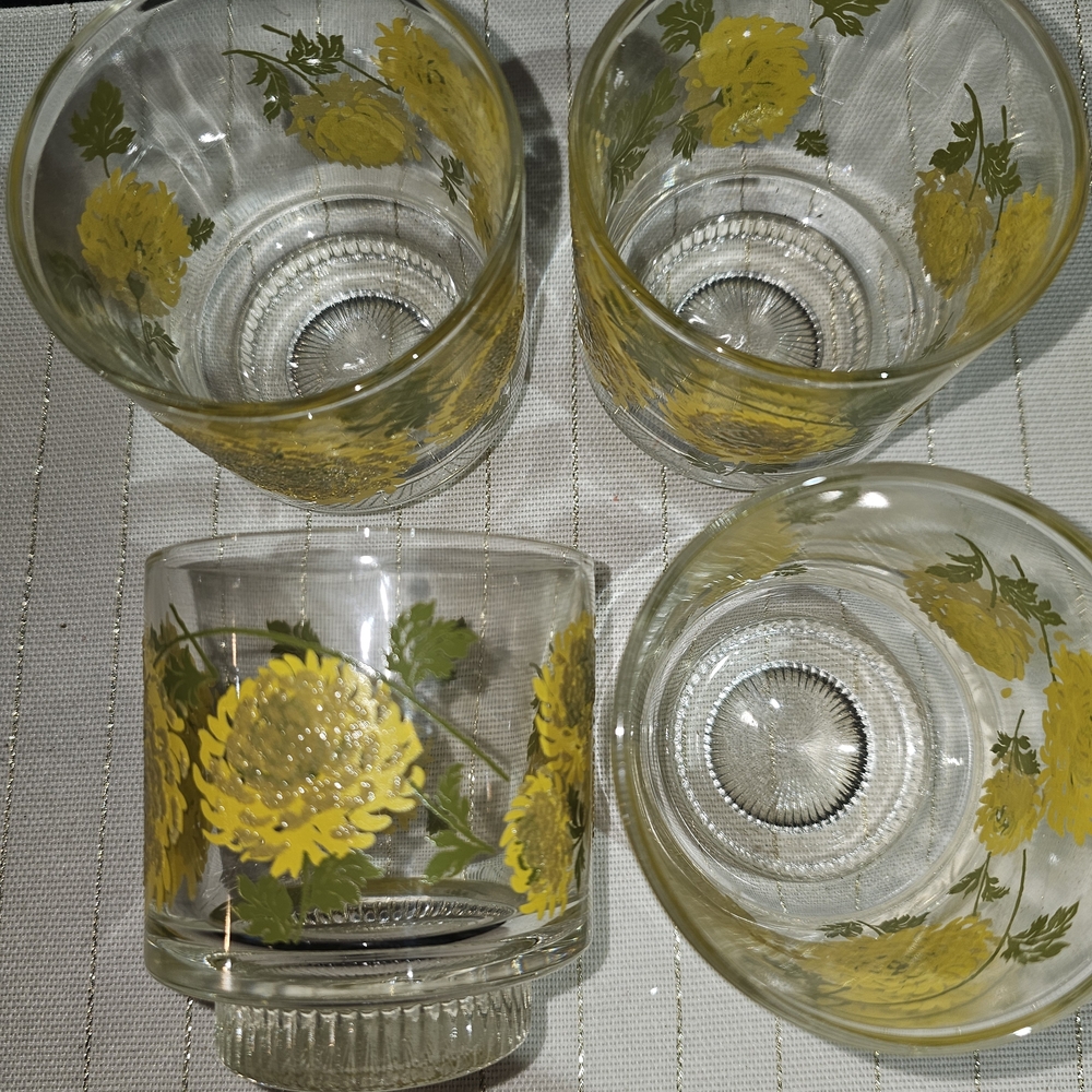 MCM Hand-painted Tumbler Set